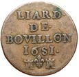 Francja - Ardeny - Liard de Bouillon 1681