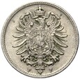 Niemcy - Cesarstwo - 10 Pfennig 1875 F - STAN !