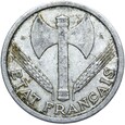 Francja Vichy - 2 Franki 1943 B - Beaumont-le-Roger - RZADSZA !