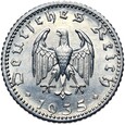 Niemcy - III Rzesza - 50 Reichspfennig 1935 E - Stan MENNICZY - UNC