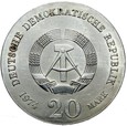 Niemcy - DDR - 20 Marek 1974 - IMMANUEL KANT 1724-1804 - Srebro