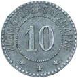 Ostrowo - Ostrów Wielkopolski - NOTGELD - 10 Pfennig BD - cynk