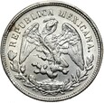 Meksyk - 1 Peso 1902 - Zs FZ - Zacatecas - Srebro - STAN !