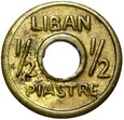 Liban - 1/2 Piastry 1941 - MOSIĄDZ Z OTWOREM