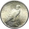 USA - 1 Dolar 1924 - PEACE - Srebro - Stan MENNICZY - UNC