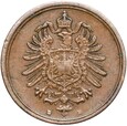 Niemcy - Cesarstwo - 1 Pfennig 1889 D - STAN !