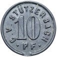 C. V. Stützerbach - ŻETON - 10 Pfennig - cynk (brakteat)