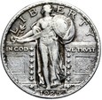 USA - 1/4 Dolara - 25 Centów 1925 - STANDING LIBERTY - Srebro STAN !
