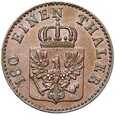 Prusy - Fryderyk Wilhelm IV - 2 Pfennig 1858 A - STAN !