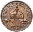 OSTAFRIKA - Niemiecka Afryka Wschodnia - 5 Heller 1908 J