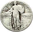 USA - 1/4 Dolara - 25 Centów 1929 - STANDING LIBERTY - Srebro