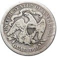 USA - 25 Centów 1876 - Liberty Seated - Srebro