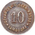 Lamsdorf Łambinowice 10 Pfennig OBÓZ GEFANGENEN LAGER KASSE