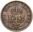 Niemcy - Prusy - 3 Pfennig 1867 C - RZADSZA !