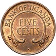Uganda - 5 Centów 1974 - STAN !