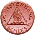 Münsterberg - Ziębice - 50 Pfennig BD (1921) - BRĄZOWA CERAMIKA