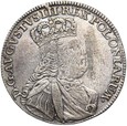 Polska - August III sas - Ort 1754 EC - WĄSKIE POPIERSIE - Srebro