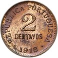 Portugalia - 2 Centavos 1918 - Lisbona - STAN !