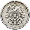 Niemcy - Cesarstwo - 50 Pfennig 1875 B - Srebro - STAN !