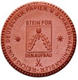 Medal 1923 BUNDESTAG MEISSEN - PAPIER SCHREIBWAREN - BRĄZOWA CERAMIKA