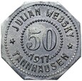 Tannhausen Jedlina Zdrój Jedlinka 50 Pfennig 1917 JULIAN WEBSKY cynk