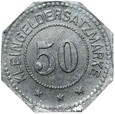 Tannhausen Jedlina Zdrój Jedlinka 50 Pfennig 1917 JULIAN WEBSKY cynk