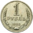Rosja CCCP ZSRR Związek Radziecki - 1 Rubel 1988 - RZADSZA !