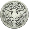 USA - 1/4 Dolara - 25 Centów 1915 - BARBER - Srebro