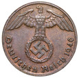 Niemcy - III Rzesza - 1 Reichspfennig 1940 G - BRĄZ - RZADKA !