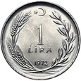 Turcja - 1 Lira 1972 - Stambuł - Stan MENNICZY UNC