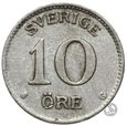 Szwecja - 10 Ore Oere 1931 - Srebro