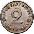 Niemcy - III Rzesza - 2 Reichspfennig 1936 F - RZADSZA !