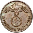 Niemcy - III Rzesza - 2 Reichspfennig 1936 F - RZADSZA !