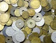 Monety PRZEDWOJENNE - Francja 1917-1945 - zestaw 100 sztuk monet