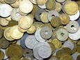Monety PRZEDWOJENNE - Francja 1917-1945 - zestaw 100 sztuk monet