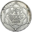 Maroko - Abd al-Hafid - 1 Rial 1911 (AH 1329) - Srebro - STAN !