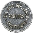 Hirschberg SCHLOSS 50 Pfennig OBÓZ OFFIZIERS GEFANGENEN LAGER ŻELAZO