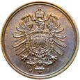 Niemcy - Cesarstwo - 1 Pfennig 1888 J - STAN !