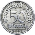 Niemcy - Weimar - 50 Pfennig 1919 F - RZADSZA !