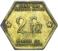 Kongo Belgijskie - 2 Franki 1943 - SŁOŃ