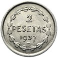 Hiszpania - WOJNA DOMOWA - EUZKADI - 2 Pesety 1937