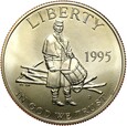 USA - 1/2 Dolara 1995 S - CIVIL WAR WOJNA SECESYJNA Stan MENNICZY UNC
