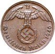 Niemcy - III Rzesza - 1 Reichspfennig 1940 G - BRĄZ