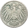 Niemcy - Cesarstwo - 10 Pfennig 1891 G - RZADSZA !