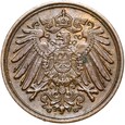 Niemcy - Cesarstwo - 1 Pfennig 1900 G - STAN !