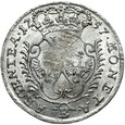 Śląsk Fryderyk II Wielki - 6 Groszy Szóstak 1757 B Wrocław Srebro