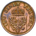 Niemcy - Prusy - 3 Pfennig 1868 C - RZADSZA !