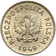 Polska - PRL - 1 Złoty 1949 - MIEDZIONIKIEL - Stan MENNICZY UNC