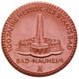 MIŚNIA 1935 - HESJA 100 lat BAD NAUHEIM 1835-1935 BRĄZOWA CERAMIKA