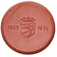 MIŚNIA 1935 - HESJA 100 lat BAD NAUHEIM 1835-1935 BRĄZOWA CERAMIKA